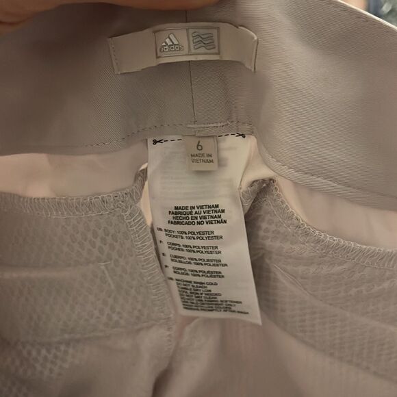 Adidas Cream Straight Leg Women's Pants - Picture 5 of 5